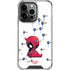 Marvel Deadpool Babypool Playing iPhone 14 Pro Clear Case