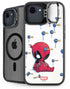 Marvel Deadpool Babypool Playing iPhone 16e Kickstand Case