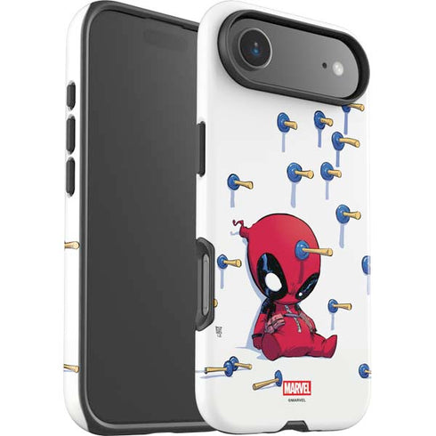 Marvel Deadpool Babypool Playing iPhone 17 Air Impact Case