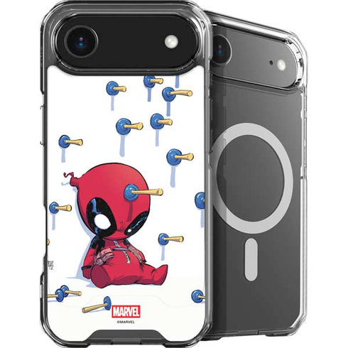 Marvel Deadpool Babypool Playing iPhone 17 Air MagSafe Case