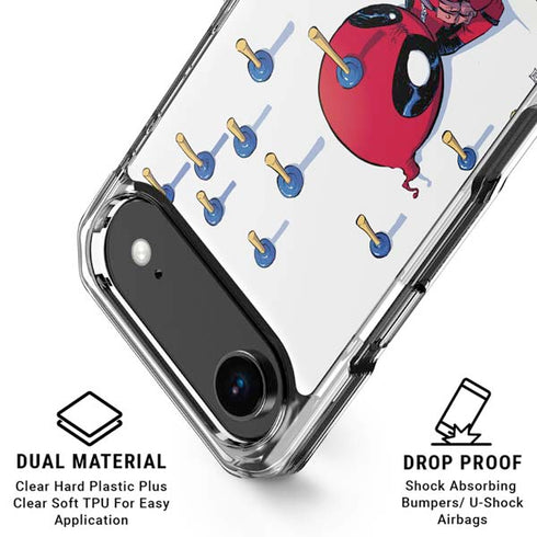 Marvel Deadpool Babypool Playing iPhone 17 Air MagSafe Case