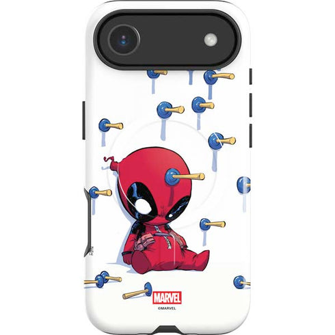 Marvel Deadpool Babypool Playing iPhone 17 Air Magsafe Impact Case