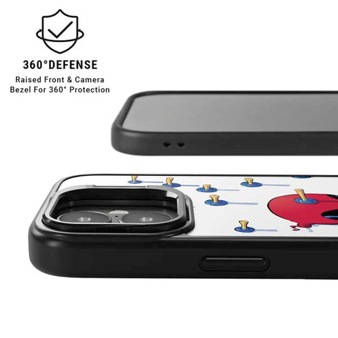 Marvel Deadpool Babypool Playing iPhone 17 Kickstand Case