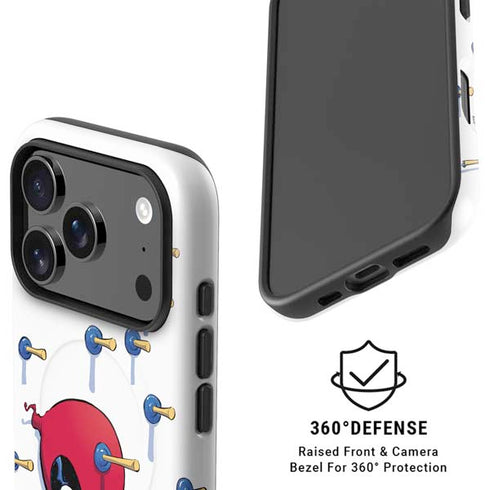 Marvel Deadpool Babypool Playing iPhone 17 Pro Magsafe Impact Case