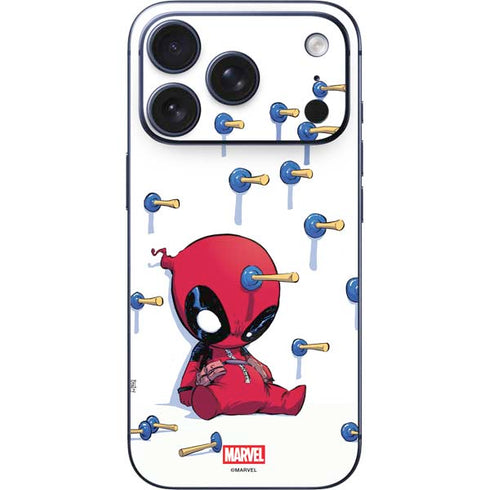 Marvel Deadpool Babypool Playing iPhone 17 Pro Max Skin
