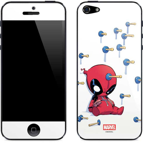 Marvel Deadpool Babypool Playing iPhone 5/5s/5SE Skin