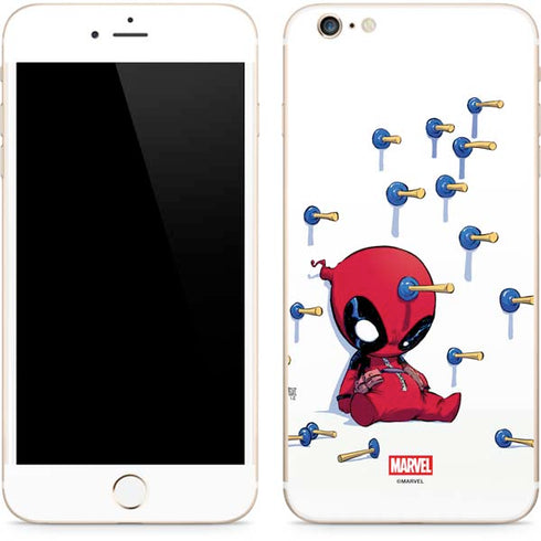 Marvel Deadpool Babypool Playing iPhone 6/6s Plus Skin