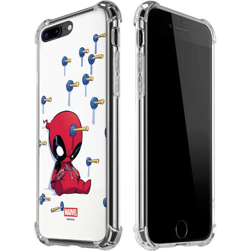Marvel Deadpool Babypool Playing iPhone 7/8 Plus Clear Case