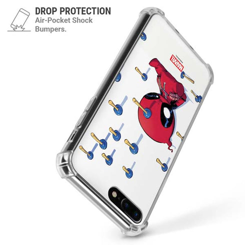 Marvel Deadpool Babypool Playing iPhone 7/8 Plus Clear Case