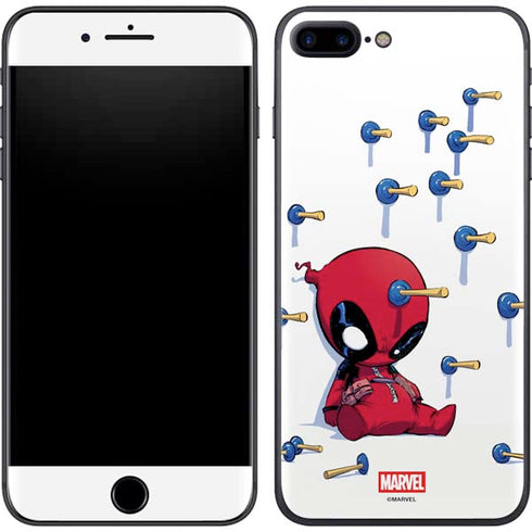 Marvel Deadpool Babypool Playing iPhone 7 Plus Skin