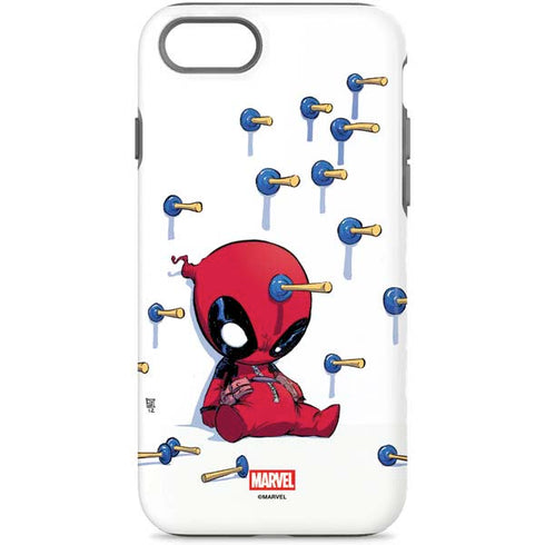 Marvel Deadpool Babypool Playing iPhone Cases