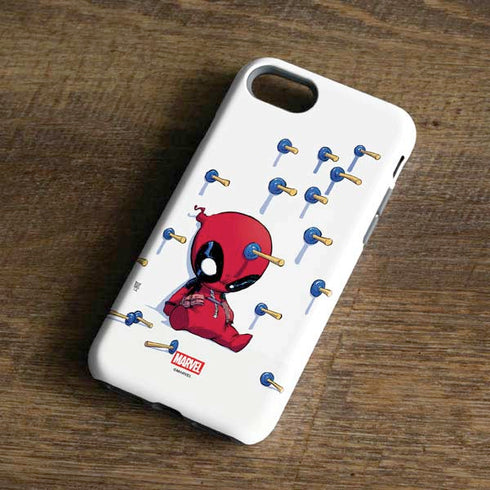 Marvel Deadpool Babypool Playing iPhone 7 Pro Case