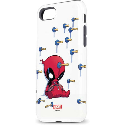 Marvel Deadpool Babypool Playing iPhone 8 Pro Case