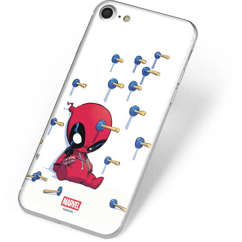 Marvel Deadpool Babypool Playing iPhone 8 Skin