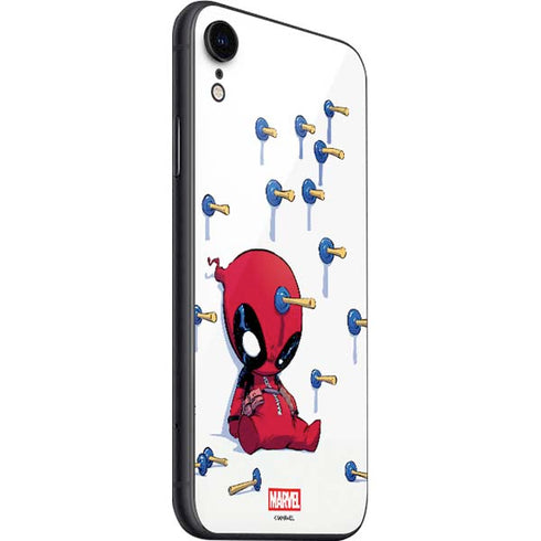 Marvel Deadpool Babypool Playing iPhone SE (2nd & 3rd Gen) Skin