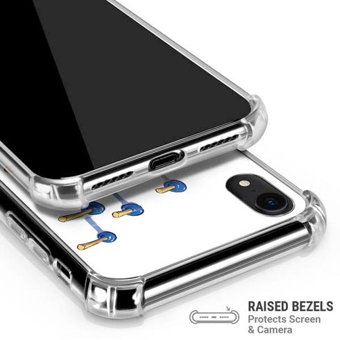 Marvel Deadpool Babypool Playing iPhone XR Clear Case