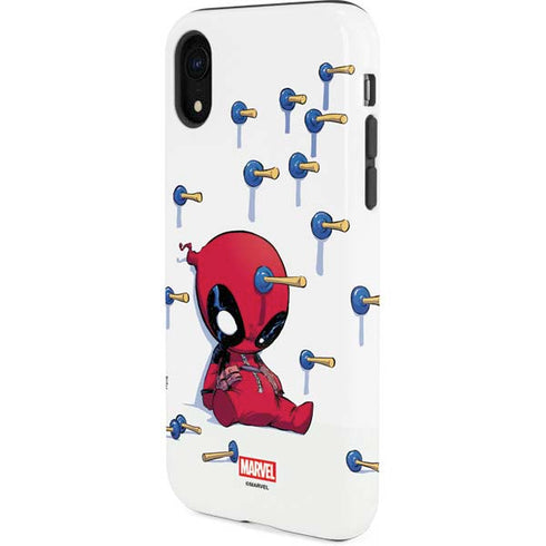 Marvel Deadpool Babypool Playing iPhone XR Pro Case