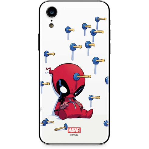 Marvel Deadpool Babypool Playing iPhone XR Skin