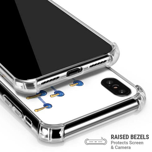 Marvel Deadpool Babypool Playing iPhone XS Max Clear Case