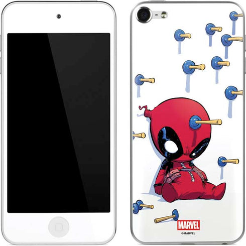 Marvel Deadpool Babypool Playing Apple iPod Skin