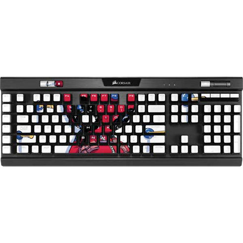 Marvel Deadpool Babypool Playing K95 RGB PLATINUM Mechanical Gaming Keyboard Skin