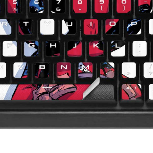 Marvel Deadpool Babypool Playing K95 RGB PLATINUM Mechanical Gaming Keyboard Skin
