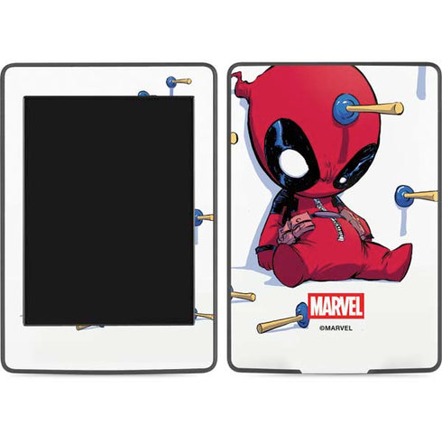 Marvel Deadpool Babypool Playing Amazon Kindle Skin