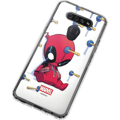 Marvel Deadpool Babypool Playing LG K51/Q51 Clear Case