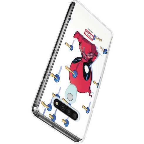 Marvel Deadpool Babypool Playing LG Stylo 6 Clear Case