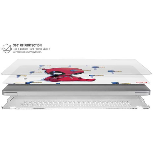 Marvel Deadpool Babypool Playing MacBook Air 15in (2023-2025) Case plus Skin