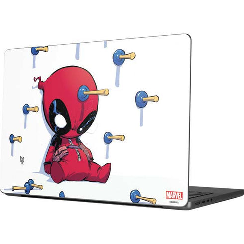 Marvel Deadpool Babypool Playing MacBook Pro 14in (2021-24) Skin