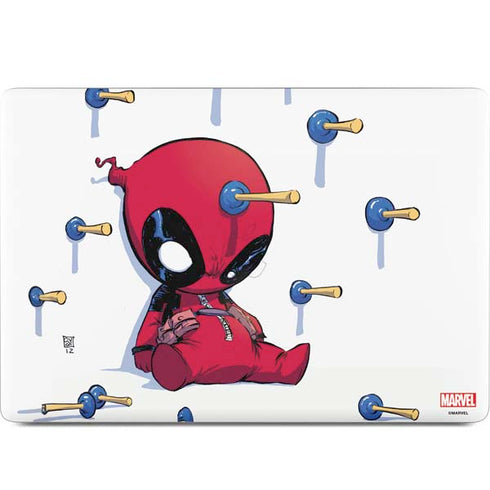 Marvel Deadpool Babypool Playing MacBook Skins