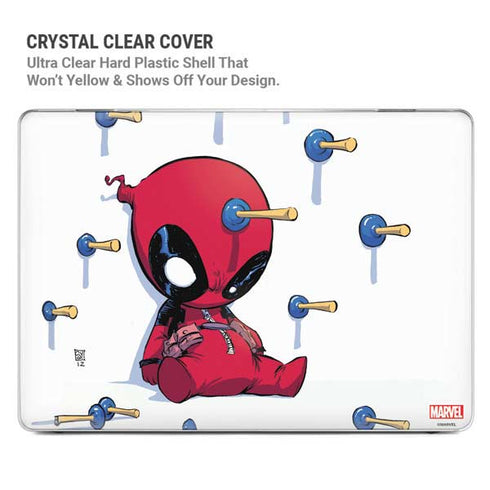 Marvel Deadpool Babypool Playing MacBook Pro 16in (2021-25) Case plus Skin