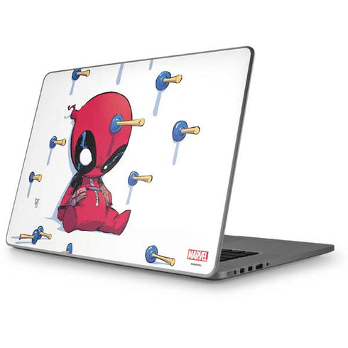Marvel Deadpool Babypool Playing Apple MacBook Pro 17-inch Skin