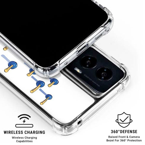 Marvel Deadpool Babypool Playing Moto G Power 5G (2024) Clear Case