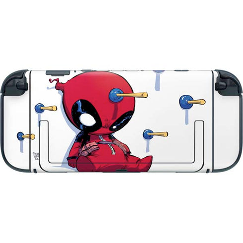 Marvel Deadpool Babypool Playing Nintendo Switch 2 (2025) with Joy-Con Skin