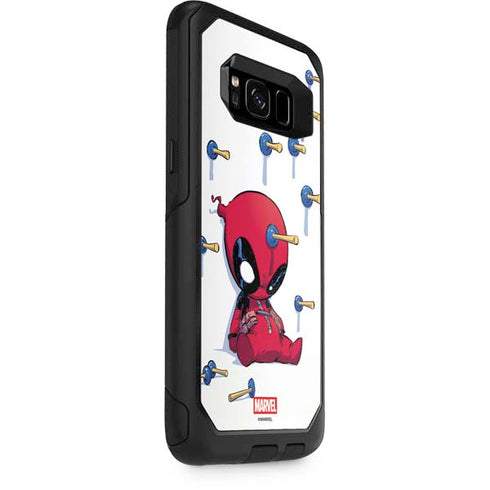 Marvel Deadpool Babypool Playing Otterbox Commuter Galaxy Skin
