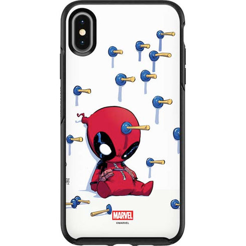 Marvel Deadpool Babypool Playing Otterbox Symmetry iPhone Skin
