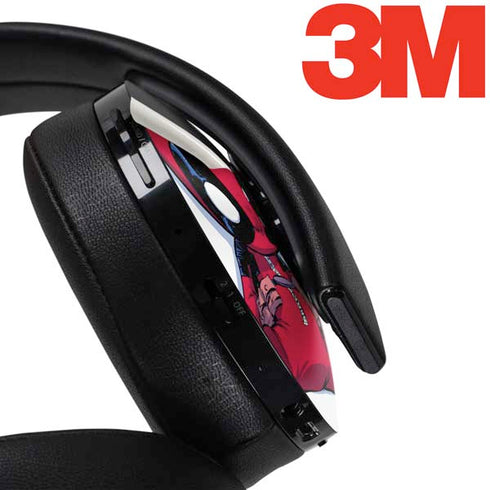 Marvel Deadpool Babypool Playing PlayStation 4 Gold Wireless Headset Skin