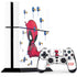 Marvel Deadpool Babypool Playing PS4 Console and Controller Bundle Skin