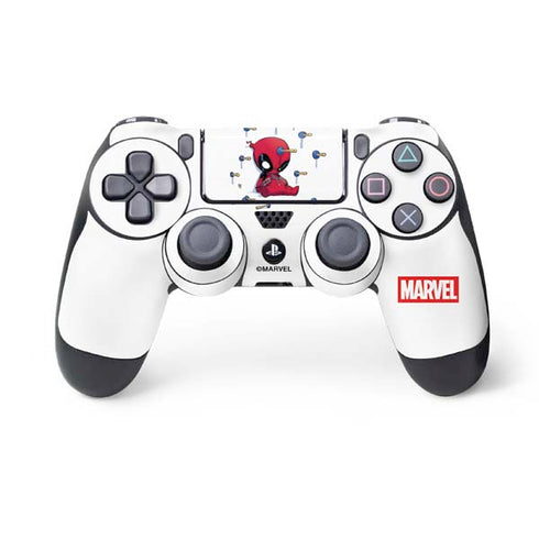 Marvel Deadpool Babypool Playing PlayStation PS4 Skins