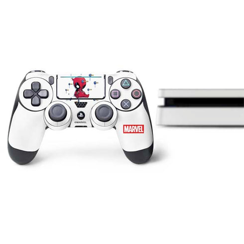Marvel Deadpool Babypool Playing PS4 Slim Bundle Skin