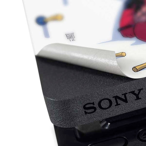 Marvel Deadpool Babypool Playing PS4 Slim Skin