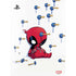 Marvel Deadpool Babypool Playing PS5 Console Skin