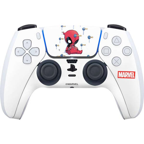 Marvel Deadpool Babypool Playing PlayStation PS5 Skins