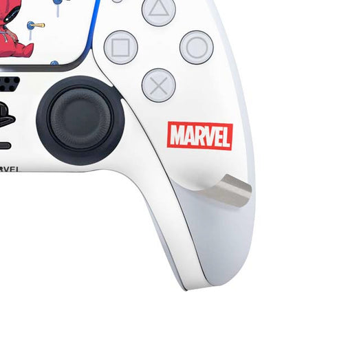 Marvel Deadpool Babypool Playing PS5 Controller Skin