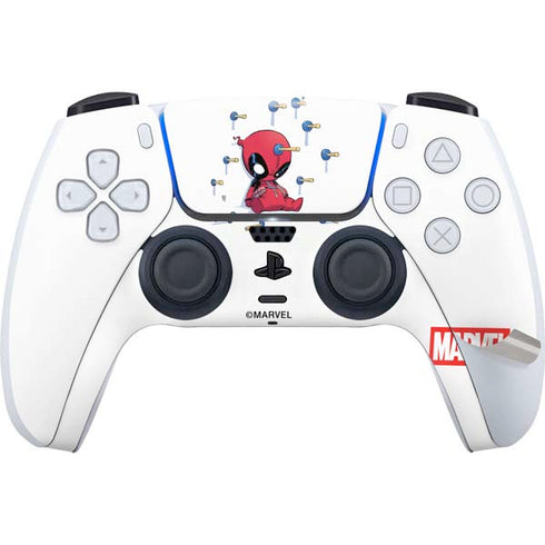 Marvel Deadpool Babypool Playing PS5 Pro Disk Bundle Skin