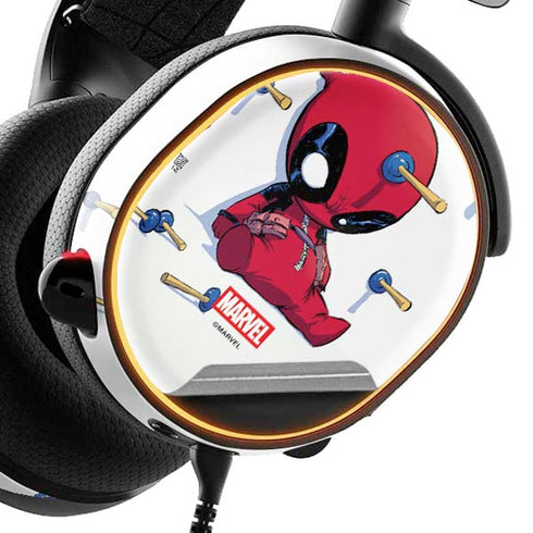 Marvel Deadpool Babypool Playing SteelSeries Arctis 5 Skin