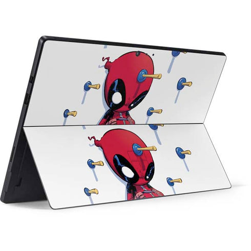 Marvel Deadpool Babypool Playing Surface Pro 6 Skin
