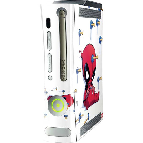 Marvel Deadpool Babypool Playing Xbox 360 (Includes HDD) Skin